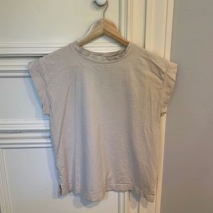 Cream Short Sleeve Tee